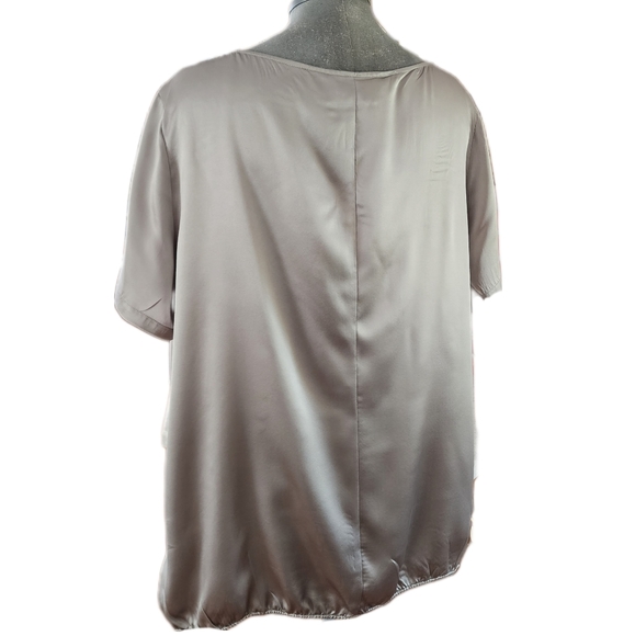 100% Silk VOYAGE BY MARINA RINALDI Top (20W) - Picture 5 of 10